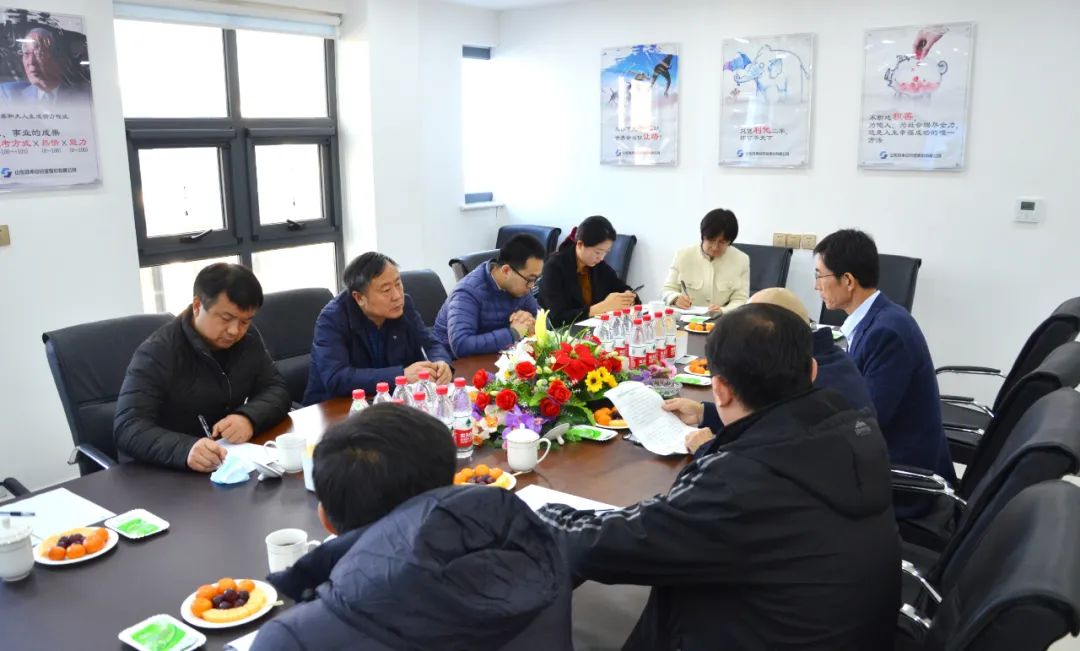 济南市工信局生物医药处张奇良处长一行来我司调研指导 